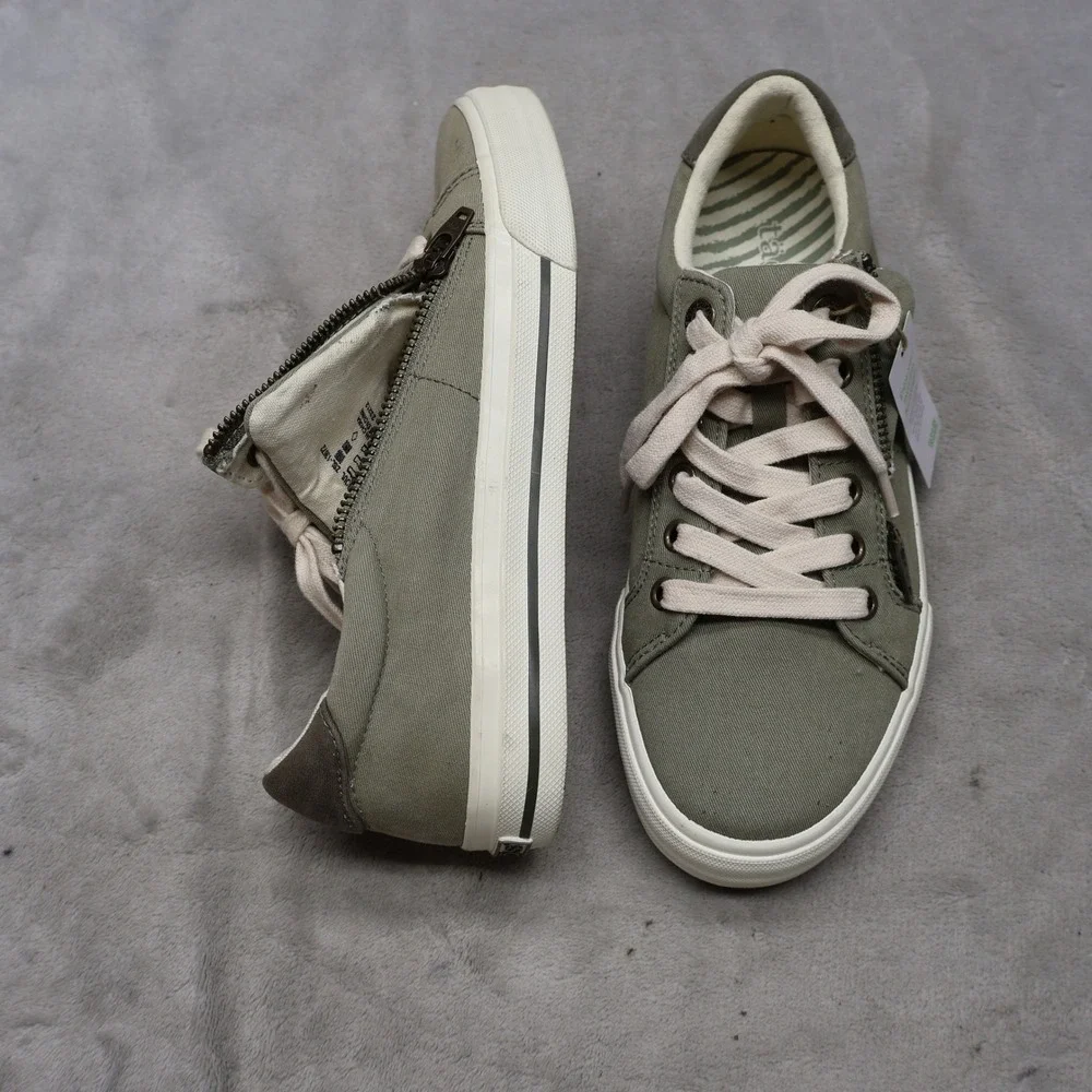 Taos Footwear Olive Green and Cream Women's Sneakers